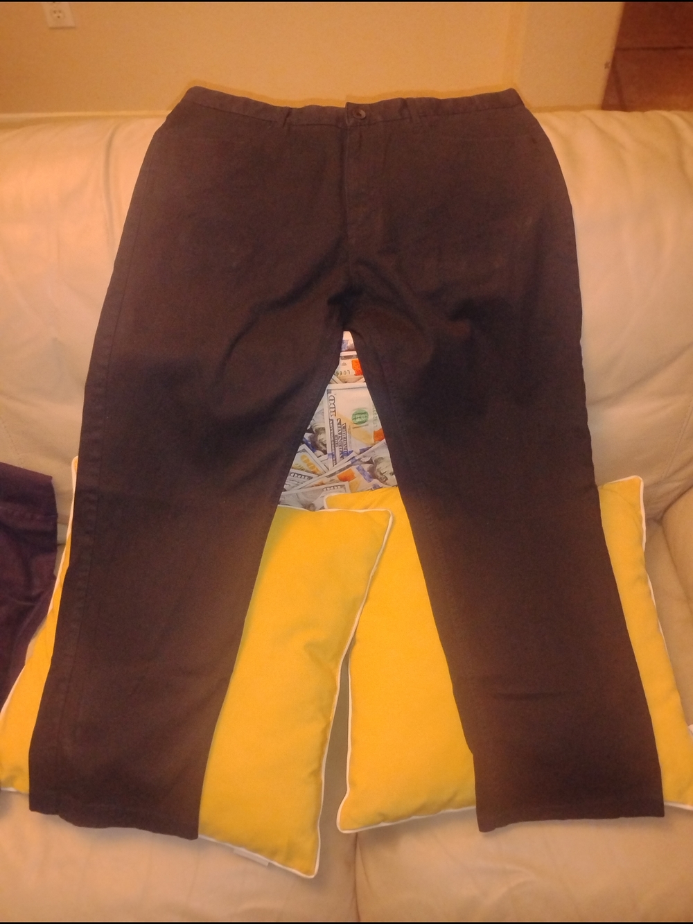 Calvin Klein Dark Blue Chino Pants